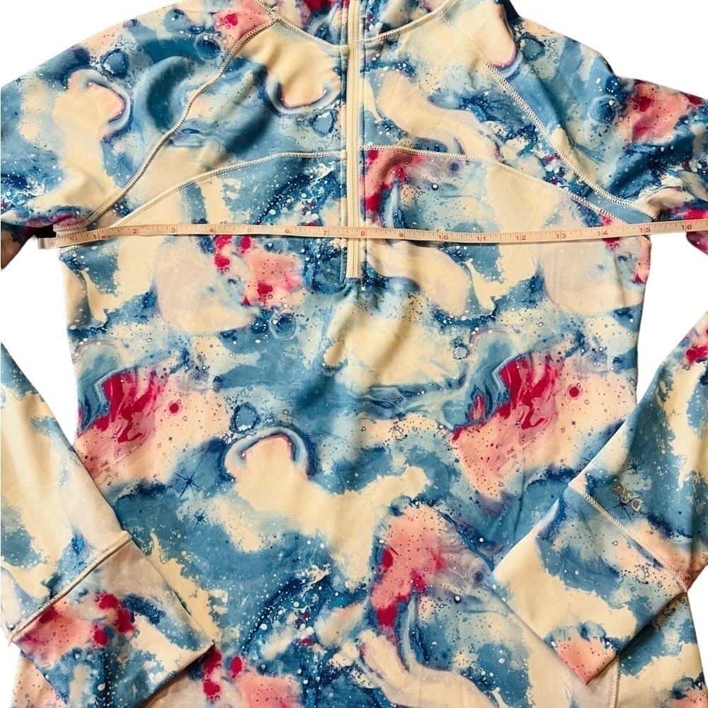 DSG GIRLS COLORFUL 1/4 ZIP PULLOVER ATHLETIC JACKET SIZE LARGE - Picture 8 of 10